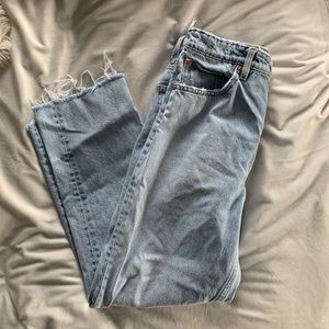 Zara Light Wash Mom Jeans